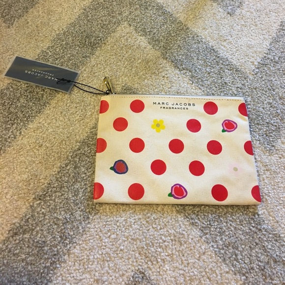 Marc Jacobs Handbags - Marc Jacobs Red Polka Dot Cosmetic Bag